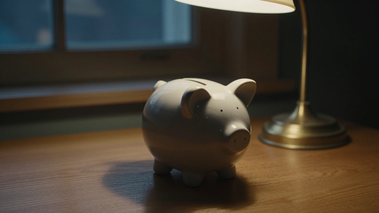 Ceramic piggy bank on a desk representing the welcome deposit bonus
