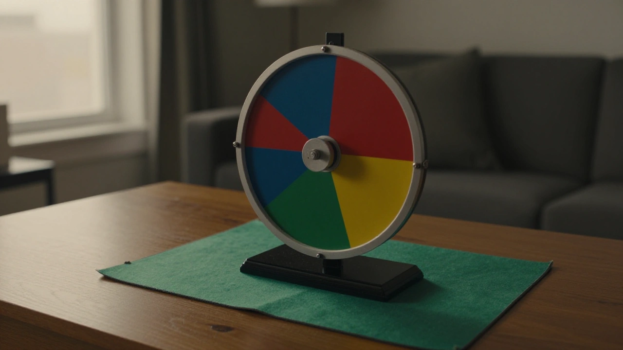 Colourful prize wheel representing the variety of games at an Ontario online casino